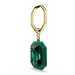 Swarovski Key Ring Octagon Cut Green - Bluestreak Crystals