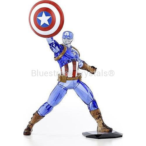 Swarovski Marvel Captain America-Swarovski Figurines-Bluestreak Crystals