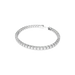 Swarovski Matrix Tennis Bracelet Round Cut White Rhodium Plated - Bluestreak Crystals