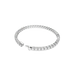 Swarovski Matrix Tennis Bracelet Round Cut White Rhodium Plated - Bluestreak Crystals