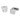 Swarovski Millenia Cufflinks Octagon Cut White Rhodium Plated - Bluestreak Crystals