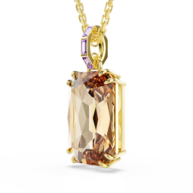 SWAROVSKI Millenia ペンダント Millenia pendant, Octagon cut, White, Rhodium plated | Swarovski