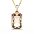 Swarovski Millenia Pendant Octagon Cut Caramel Gold-tone plated - Bluestreak Crystals