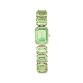 Swarovski Millenia Watch Octagon Cut Bracelet Green Champagne Gold-Tone Finish - Bluestreak Crystals