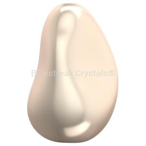 Swarovski Pearls Baroque Drop (5843) Crystal Creamrose-Swarovski Pearls-12mm - Pack of 6-Bluestreak Crystals