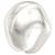Swarovski Pearls Baroque Round (5841) Crystal White-Swarovski Pearls-8mm - Pack of 6-Bluestreak Crystals
