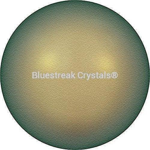 Swarovski Pearls Cabochon (5817) Crystal Iridescent Green-Swarovski Pearls-6mm - Pack of 8-Bluestreak Crystals