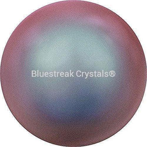 Swarovski Pearls Cabochon (5817) Crystal Iridescent Red-Swarovski Pearls-6mm - Pack of 8-Bluestreak Crystals