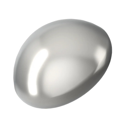 Swarovski Pearls Cabochon (5817) Crystal Light Grey - Bluestreak Crystals