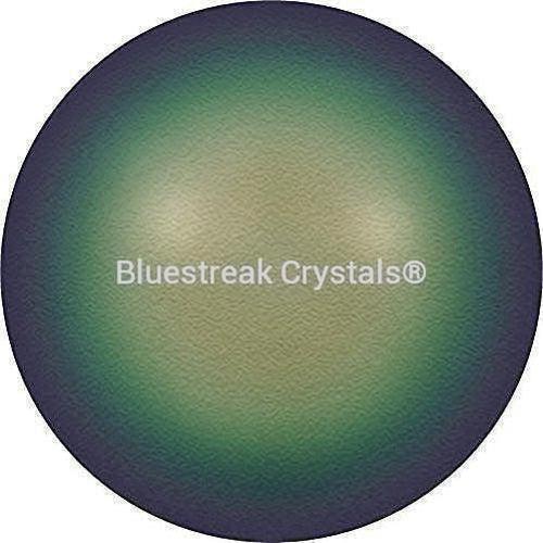 Swarovski Pearls Cabochon (5817) Crystal Scarabaeus Green-Swarovski Pearls-6mm - Pack of 8-Bluestreak Crystals