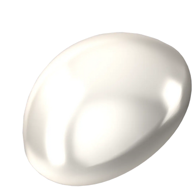 Swarovski Pearls Cabochon (5817) Crystal White - Bluestreak Crystals