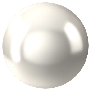Swarovski Pearls Cabochon (5817) Crystal White - Bluestreak Crystals