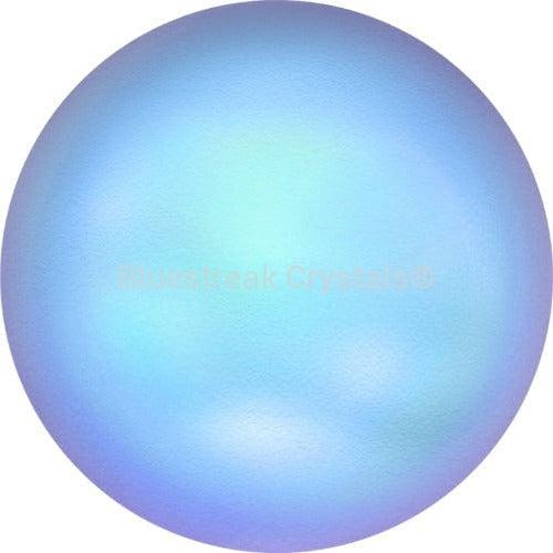 Swarovski Pearls Coin (5860) Crystal Iridescent Light Blue-Swarovski Pearls-10mm - Pack of 4-Bluestreak Crystals