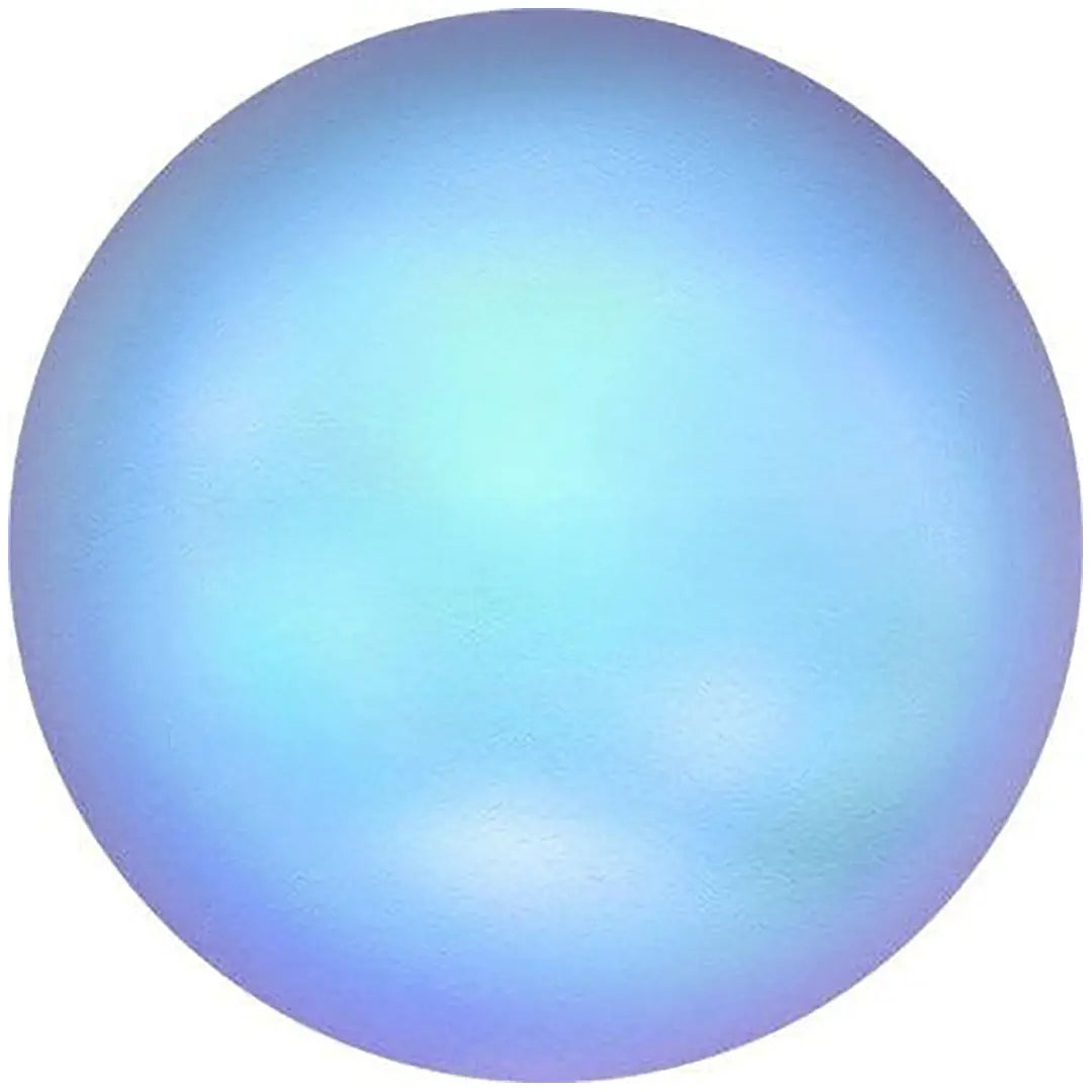 Swarovski Pearls Coin (5860) Crystal Iridescent Light Blue - Bluestreak Crystals