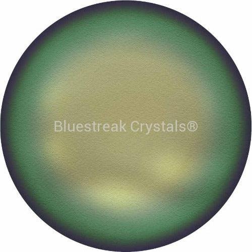Swarovski Pearls Coin (5860) Crystal Scarabaeus Green-Swarovski Pearls-10mm - Pack of 4-Bluestreak Crystals