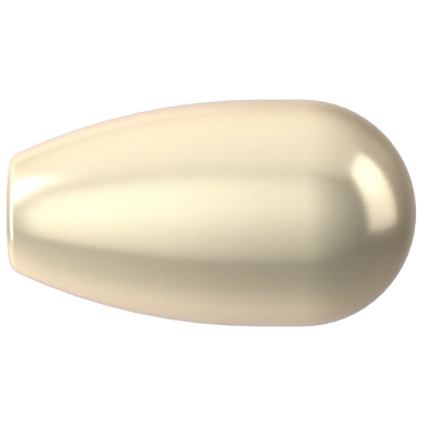 Swarovski Pearls Drop Half Drilled (5816) Crystal Cream - Bluestreak Crystals