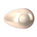 Swarovski Pearls Drop Half Drilled (5816) Crystal Creamrose - Bluestreak Crystals