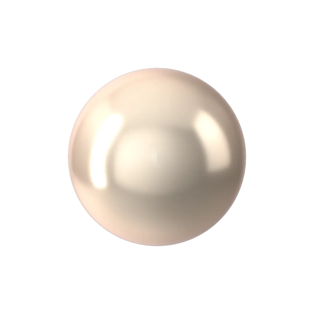 Swarovski Pearls Drop Half Drilled (5816) Crystal Creamrose - Bluestreak Crystals