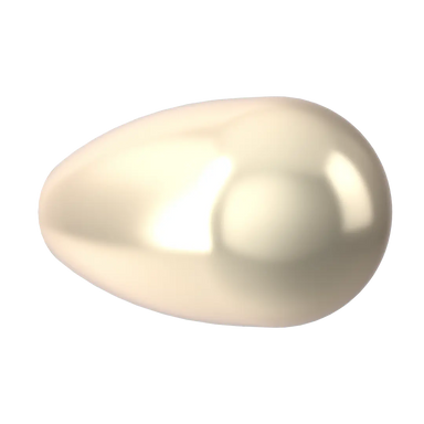 Swarovski Pearls Drop Half Drilled (5816) Crystal Creamrose Light - Bluestreak Crystals