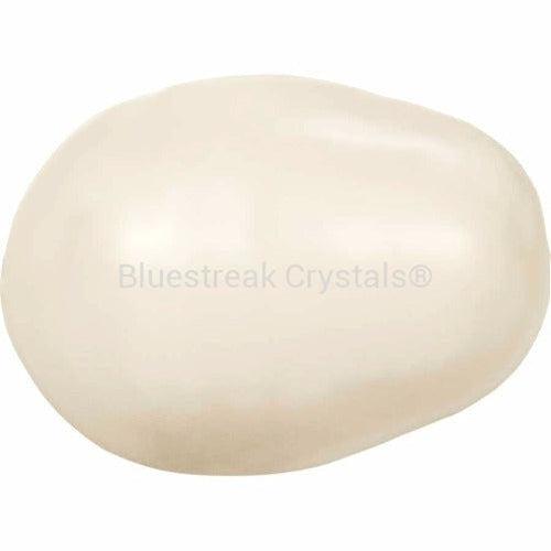 Swarovski Pearls Pear (5821) Crystal Cream-Swarovski Pearls-11x8mm - Pack of 5-Bluestreak Crystals