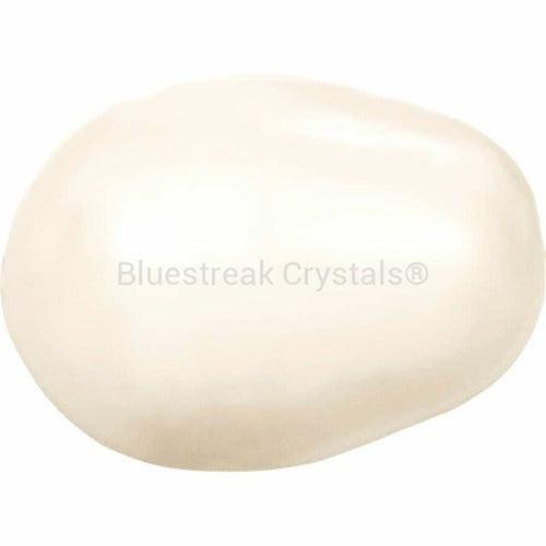 Swarovski Pearls Pear (5821) Crystal Creamrose-Swarovski Pearls-11x8mm - Pack of 5-Bluestreak Crystals