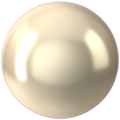 Swarovski Pearls Round (5810) Crystal Cream - Bluestreak Crystals