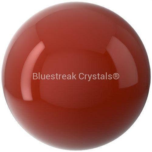 Swarovski Pearls Round (5810) Crystal Dark Coral-Swarovski Pearls-2mm - Pack of 50-Bluestreak Crystals