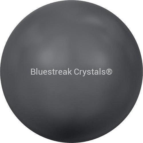 Swarovski Pearls Round (5810) Crystal Dark Grey-Swarovski Pearls-2mm - Pack of 50-Bluestreak Crystals