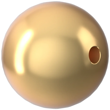 Swarovski Pearls Round (5810) Crystal Gold - Bluestreak Crystals
