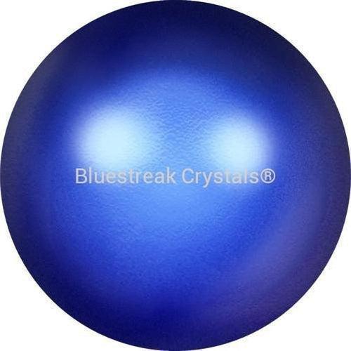 Swarovski Pearls Round (5810) Crystal Iridescent Dark Blue-Swarovski Pearls-2mm - Pack of 50-Bluestreak Crystals