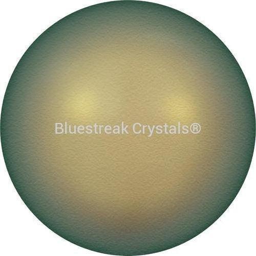 Swarovski Pearls Round (5810) Crystal Iridescent Green-Swarovski Pearls-2mm - Pack of 50-Bluestreak Crystals