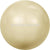 Swarovski Pearls Round (5810) Crystal Light Gold-Swarovski Pearls-2mm - Pack of 50-Bluestreak Crystals