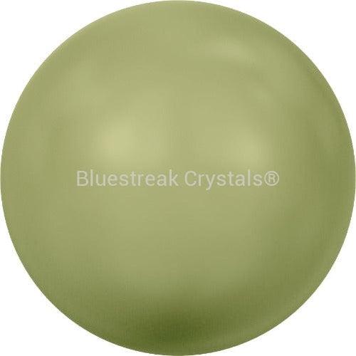 Swarovski Pearls Round (5810) Crystal Light Green-Swarovski Pearls-2mm - Pack of 50-Bluestreak Crystals