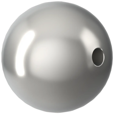 Swarovski Pearls Round (5810) Crystal Light Grey - Bluestreak Crystals