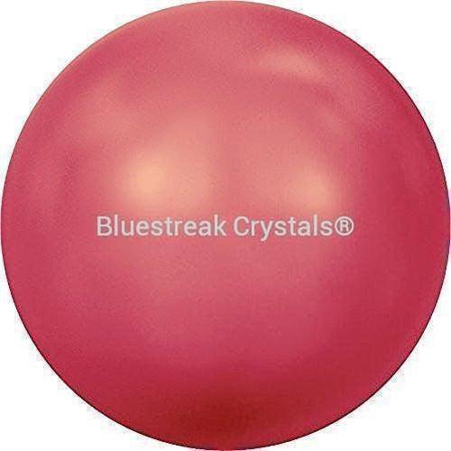 Swarovski Pearls Round (5810) Crystal Neon Red-Swarovski Pearls-2mm - Pack of 200-Bluestreak Crystals