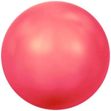 Swarovski Pearls Round (5810) Crystal Neon Red - Bluestreak Crystals