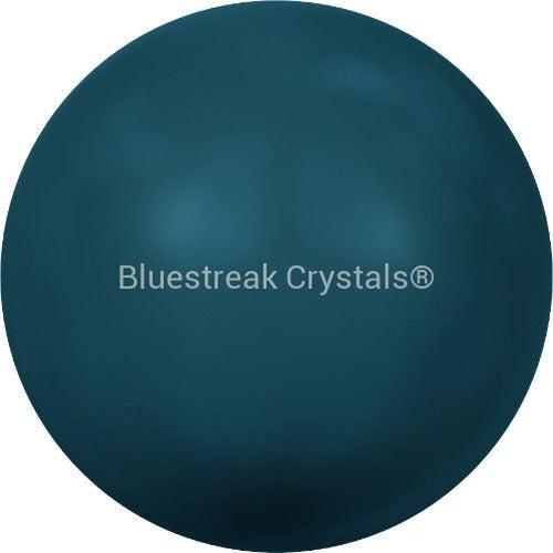 Swarovski Pearls Round (5810) Crystal Petrol-Swarovski Pearls-2mm - Pack of 50-Bluestreak Crystals