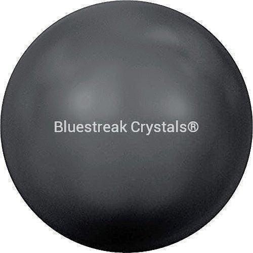 Swarovski Pearls Round Half Drilled Black Pearl — Bluestreak Crystals