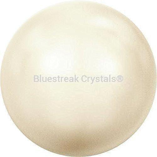 Swarovski Pearls Round Half Drilled (5818) Crystal Creamrose Light-Swarovski Pearls-3mm - Pack of 10-Bluestreak Crystals