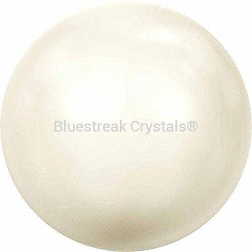 Swarovski Pearls Round Half Drilled (5818) Crystal Creamrose-Swarovski Pearls-3mm - Pack of 10-Bluestreak Crystals