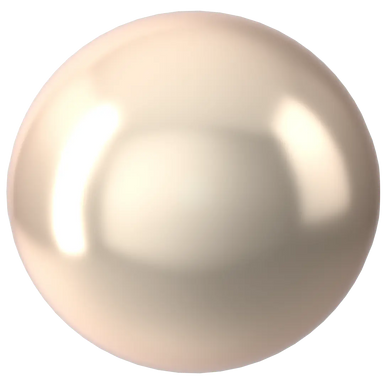 Swarovski Pearls Round Half Drilled (5818) Crystal Creamrose - Bluestreak Crystals