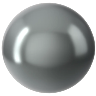 Swarovski Pearls Round Half Drilled (5818) Crystal Dark Grey - Bluestreak Crystals
