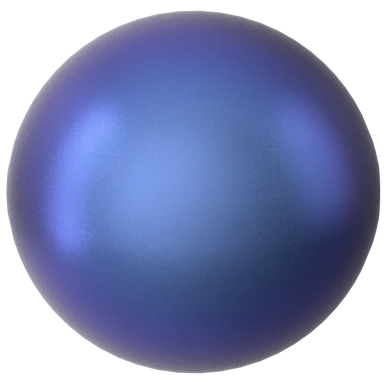 Swarovski Pearls Round Half Drilled (5818) Crystal Iridescent Dark Blue - Bluestreak Crystals