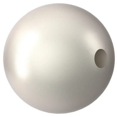 Swarovski Pearls Round Half Drilled (5818) Crystal Iridescent Dove Grey - Bluestreak Crystals