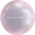 Swarovski Pearls Round Half Drilled (5818) Crystal Iridescent Dreamy Rose-Swarovski Pearls-8mm - Pack of 6-Bluestreak Crystals