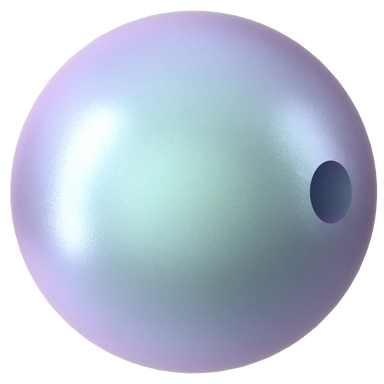 Swarovski Pearls Round Half Drilled (5818) Crystal Iridescent Light Blue - Bluestreak Crystals