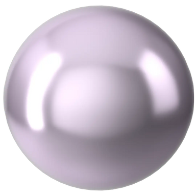 Swarovski Pearls Round Half Drilled (5818) Crystal Lavender - Bluestreak Crystals