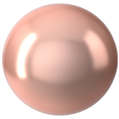 Swarovski Pearls Round Half Drilled (5818) Crystal Peach - Bluestreak Crystals