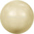 Swarovski Pearls Round No Hole (5809) Crystal Light Gold-Swarovski Pearls-1mm - Pack of 100-Bluestreak Crystals