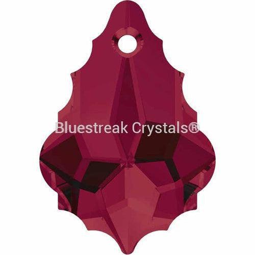 Swarovski Pendants Baroque (6090) Ruby-Swarovski Pendants-16mm - Pack of 1-Bluestreak Crystals